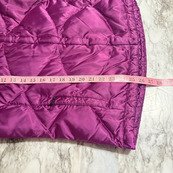 THE NORTH FACE Alis 550 Magenta Satin Quilted Down Puffer Jacket - Picture 13 of 14